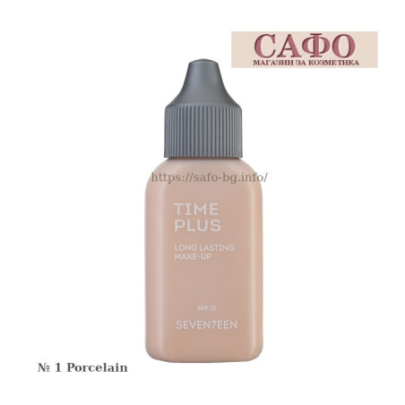 Foundation Time Plus № 1 Porcelain Seventeen Time Plus Long Lasting Make Up