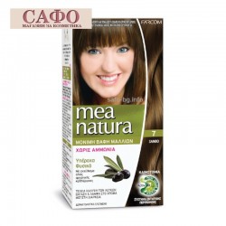 Ammonia-free hair dye № 7 Blonde Farcom Mea Natura Hair Color with organic extracts