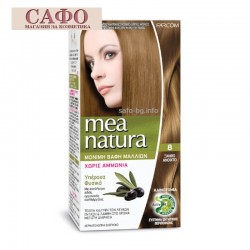 Боя за коса без амоняк № 8 Light Blonde Farcom Mea Natura Hair Color with organic extracts