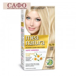 Безаммиачная краска для волос № 10.79 Ultra Nacre Blonde Farcom Mea Natura Hair Color с органическими экстрактами