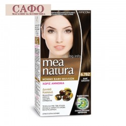 Боя за коса без амоняк № 6.782 Chocolate Brown Farcom Mea Natura Hair Color with organic extracts