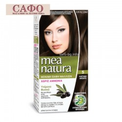 Безаммиачная краска для волос № 5 Light Chestnut Farcom Mea Natura Hair Color с органическими экстрактами