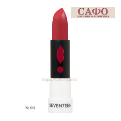 Матовая помада № 04 Seventeen Matte Lasting Lipstick