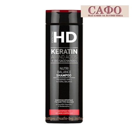 Шампунь для волос Farcom HD Keratin Nutri Balance Shampoo