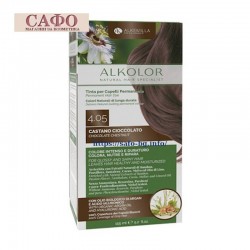 Натуральная краска для волос № 4.05 Chocolate Brown Alkemilla Alkolor Permanent Hair Color
