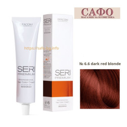 Крем-краска для волос № 6.6 dark red blonde Farcom Seri Premium Hair Color Cream