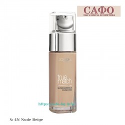 Тональная основа для лица № 4N Nude Beige Loreal True Match Super Blendable Foundation