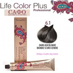 Hair dye № 6.1 Dark Ash Blonde FarmaVita Life Color Plus