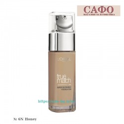 Тональная основа для лица № 6N Honey Loreal True Match Super Blendable Foundation