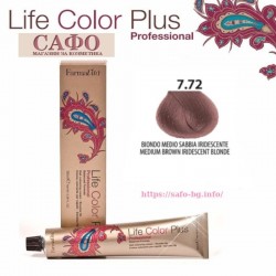 Боя за коса Фармавита FarmaVita Life Color Plus № 7.72/7.82 Medium Brown Iridescent Blonde