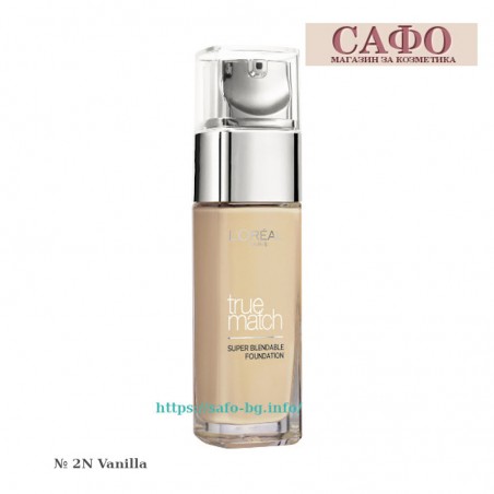 Фон дьо тен за лице № 2N Loreal True Match Super Blendable Foundation