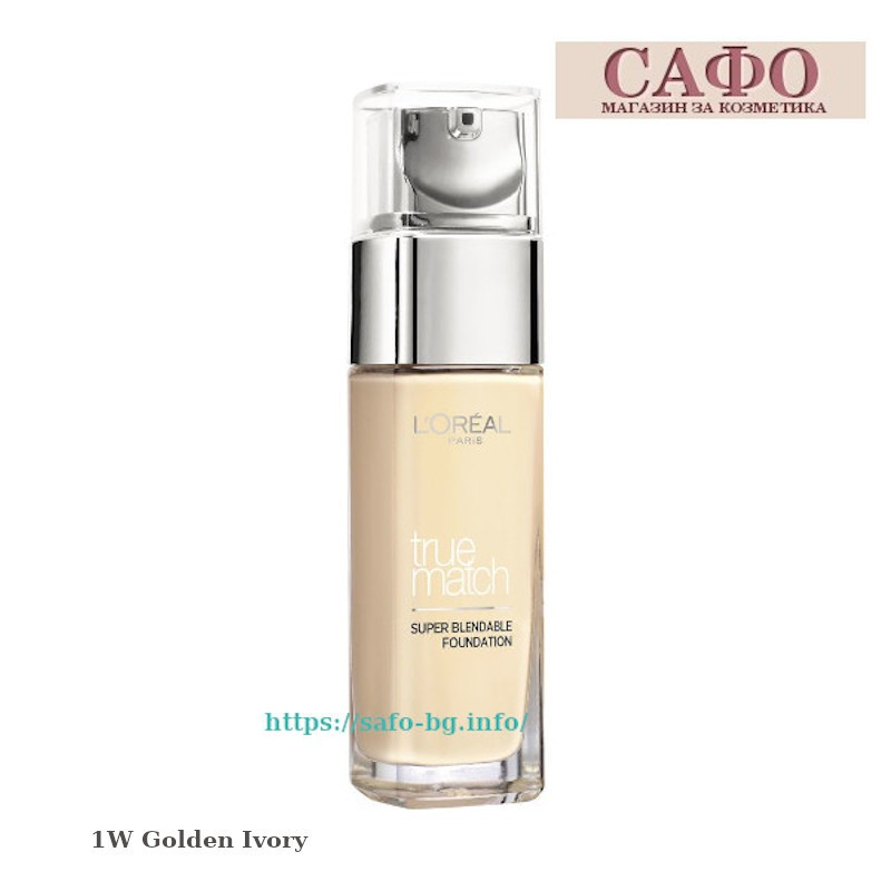 Фон дьо тен за лице № 1.D/1.W Warm Loreal True Match Super Blendable Foundation