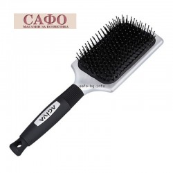 Четка за коса правоъгълна за сресване и изсушаване Agiva Professional Hair brush for Long Medium Hair