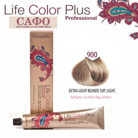 Боя за коса Фармавита FarmaVita Life Color Plus № 900/12.0 Extra Light Blonde Super Lightener