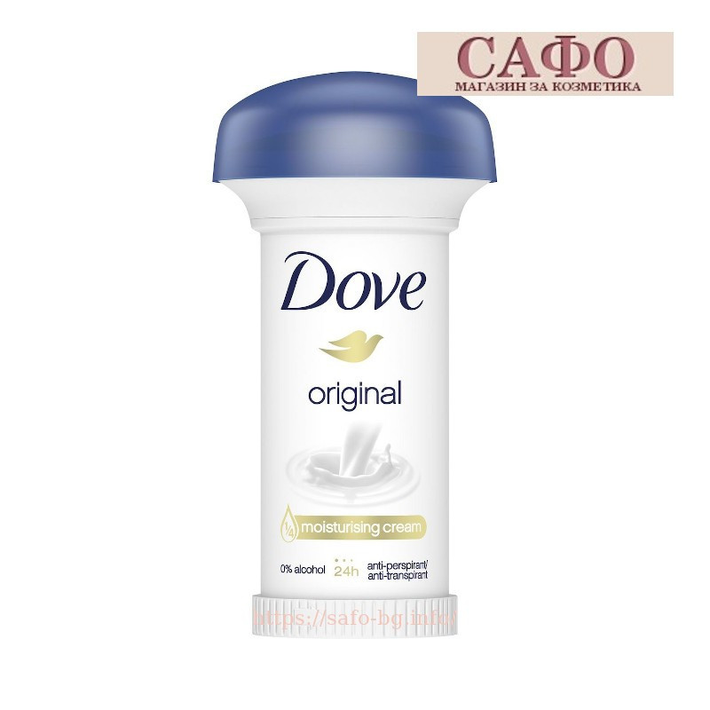Крем дезодорант против изпотяване стик гъба Dove Original Cream Anti-Perspirant Deodorant