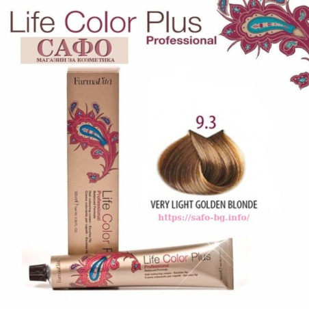 Боя за коса Фармавита FarmaVita Life Color Plus № 9.3 Very Light Golden Blonde