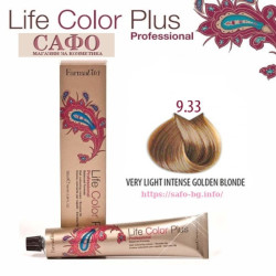 Hair dye № 9.33 Very Light Intense Golden Blonde FarmaVita Life Color Plus