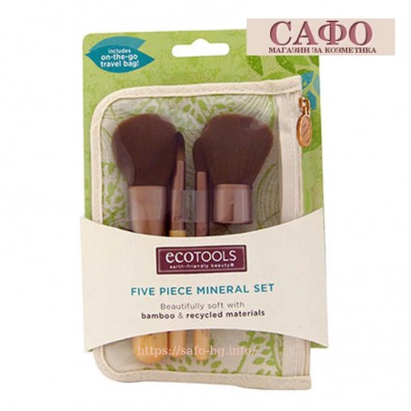 Набор кистей для макияжа 5 штук 1213 Ecotools Five Piece Mineral Brush Set