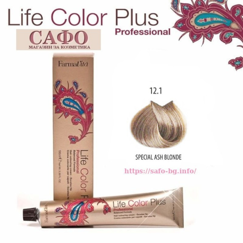 Краска для волос № 12.1 Sppecial ash blonde FarmaVita Life Color Plus