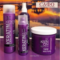Кератиновая терапия для сухих и поврежденных волос в 4 этапа Keen Keratin therapy for dry and damaged hair in 4 steps