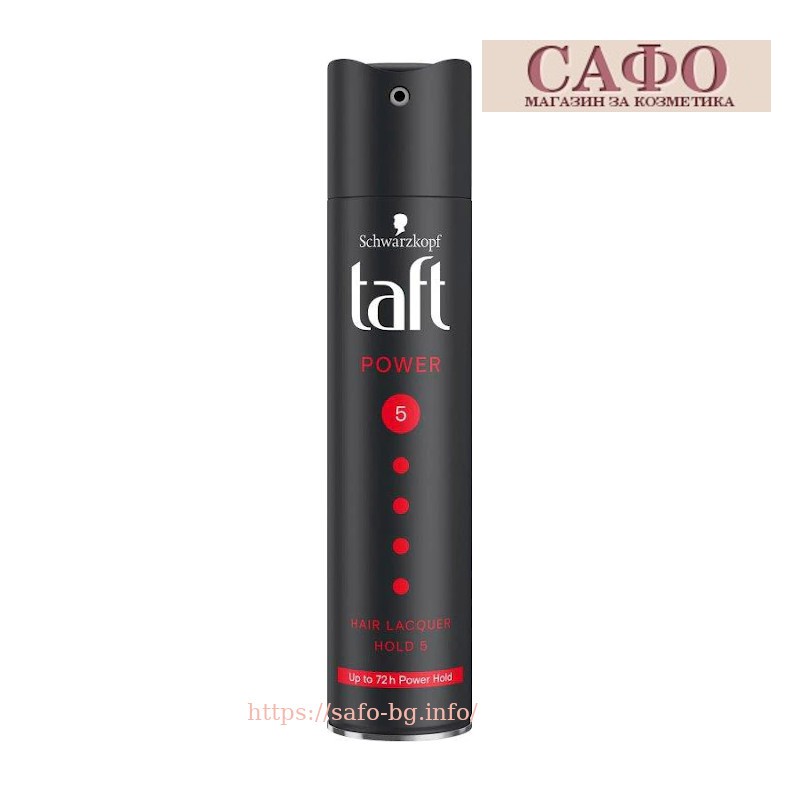 Hair lacquer for very strong fixation Taft Power Hair Lacquer
