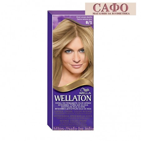 Боя за коса 8/1 Светло пепелно русо Wellaton Intense Color Cream