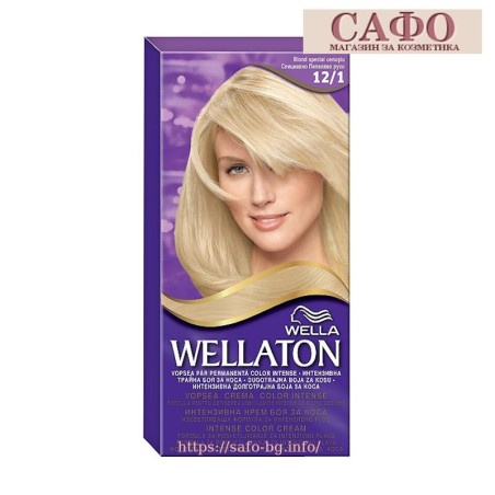 Hair dye No. 12/1 Special Ash Blonde Wellaton Intense Color Cream