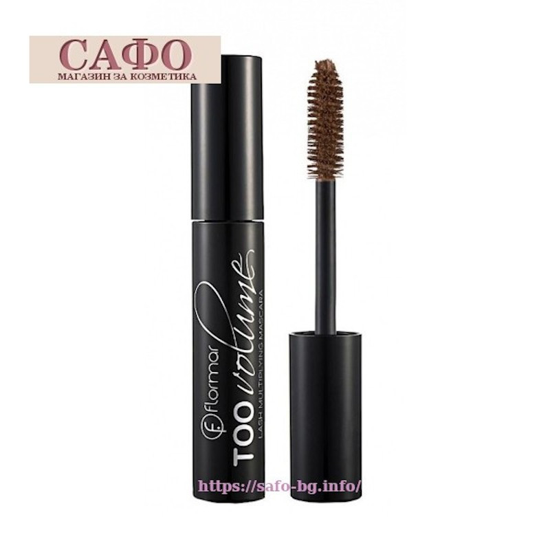 Color Mascara Brown Flormar Too Volume Mascara Brown