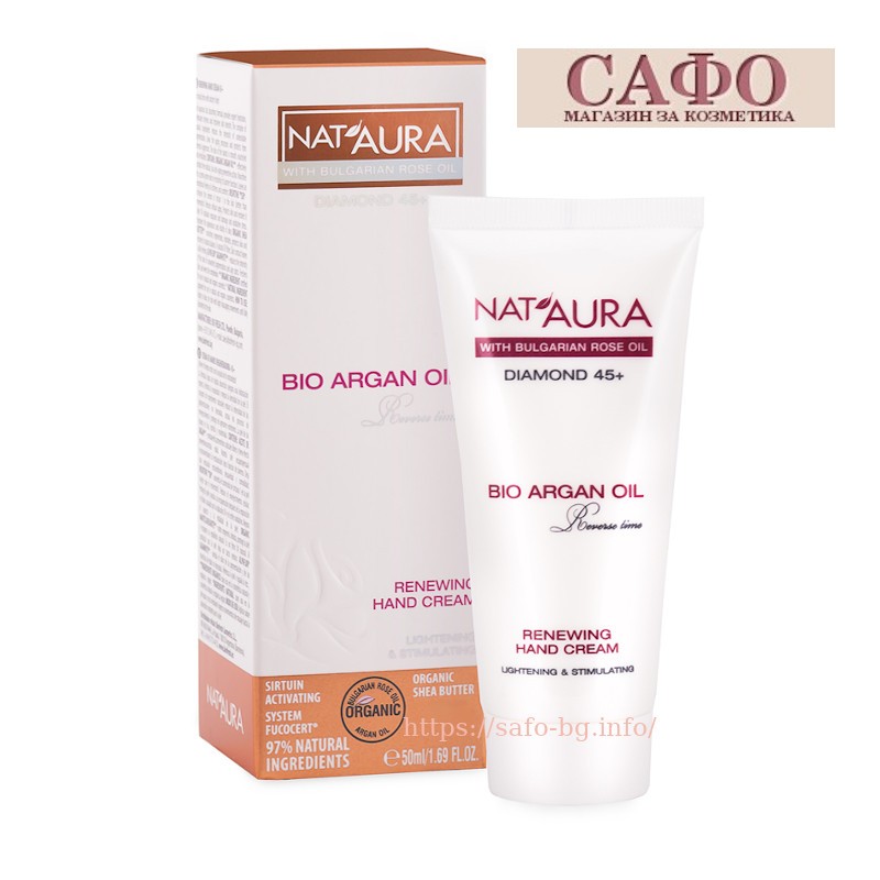 Обновяващ крем за ръце Biofresh Renewing Hand Cream Nat'aura 45+