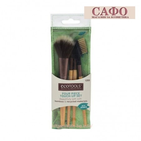 Комплект четки за грим №1289 EcoTools Four Piece Touch-Up Set
