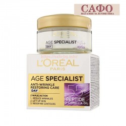 Anti-wrinkle day cream for the face Loreal Age Specialist 55+ Day Cream
