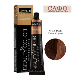 Hair Color Lorvenn № 6.4 Dark Blond Copper Hair Professionals Beauty Color