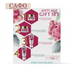 Rose Q10 Women's Facial Kit Arsy Cosmetics Natural Rose Anti-Age Gift Set Q10