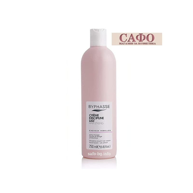 Крем для выпрямления пышных волос Byphasse Activ Liss Protective Cream For Unruly Hair