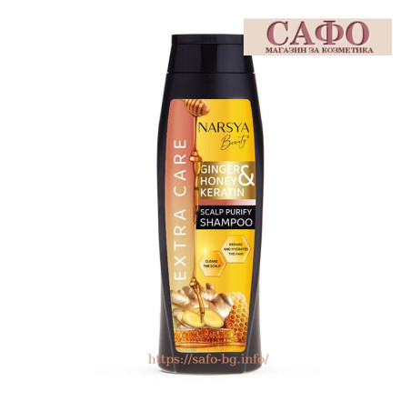 Shampoo with Ginger, Honey and Keratin Arsy Cosmetics Ginger & Honey & Keratin Scalp Purify Shampoo
