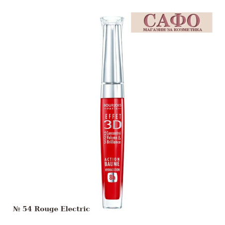 Гланц за устни № 54 Rouge Electric Bourjois Effet 3D