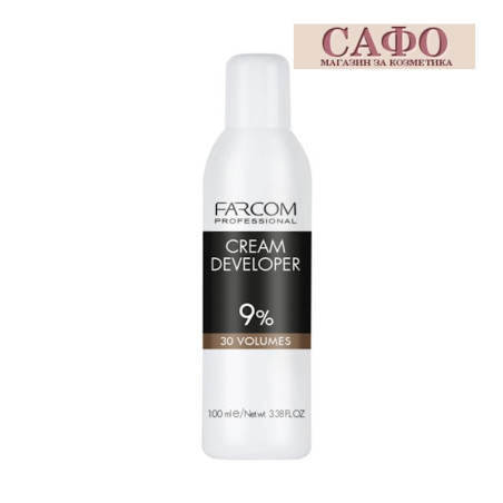 Oксидант за боя за коса Volume 30 Farcom Professional Cream Developer