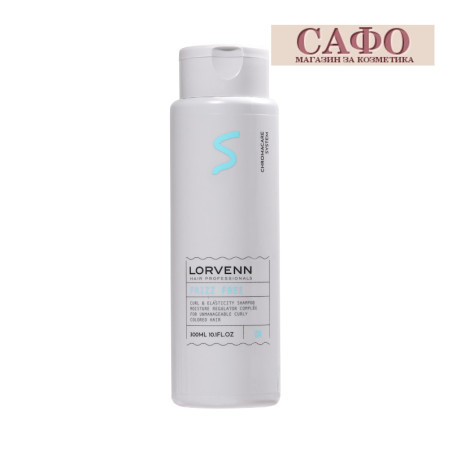 Shampoo for curly and colored hair Lorvenn Frizz Free Curl Style & Elasticity Shampoo