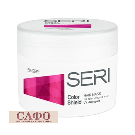 Mask for colored and treated hair Farcom Seri Hair Mask Color Shield
