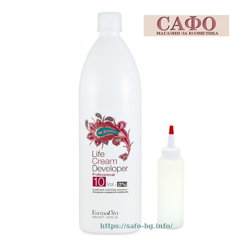 Оксидант 10 vol. 3% FarmaVita Life Color Plus Cream Developer