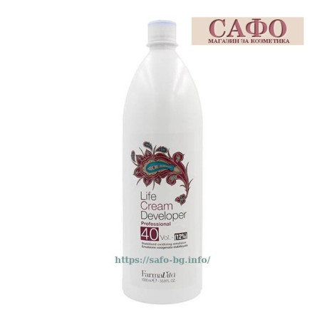 Оксидант 40 vol.12% FarmaVita Life Color Plus Cream Developer