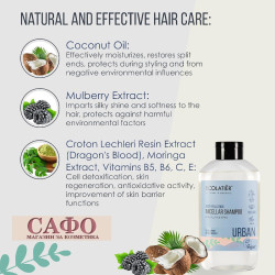 Мицеларен шампоан за всеки тип коса Еколатиер Ecolatier Micellar Anti-Pollution Shampoo for All Hair Types