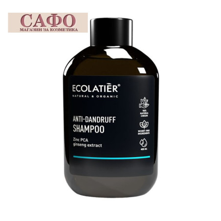 Шампоан за коса против пърхот Ecolatier Shampoo Anti-Dandruff