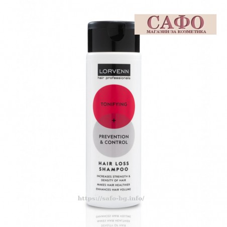 Шампоан против косопад Lorvenn Tonifying + Prevention & Control Hair Loss Shampoo