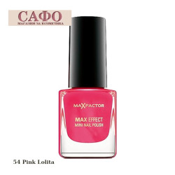 Лак для ногтей № 54 Pink Lolita Max Factor Max Effect Mini Nail Polish