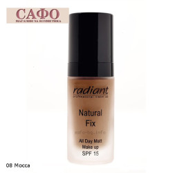 Фондьо тен для лица матращ № 08 Mocca Radiant Natural Fix All Day Matt Make Up SPF 15
