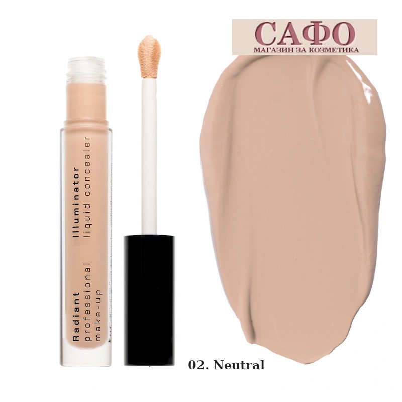 Radiant Illuminator Liquid Concealer 02. Neutral