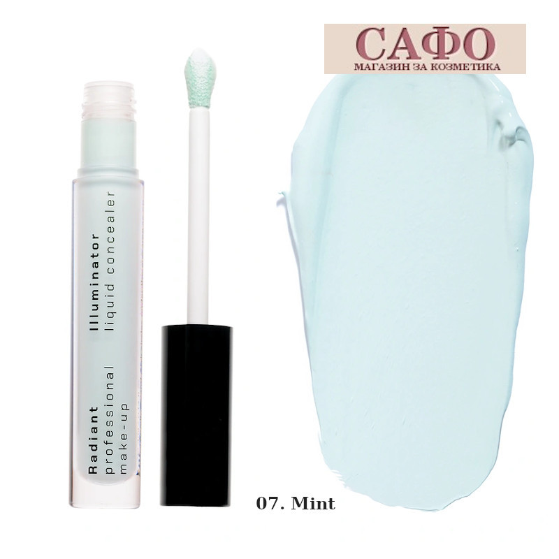 Radiant Illuminator Liquid Concealer 07. Mint