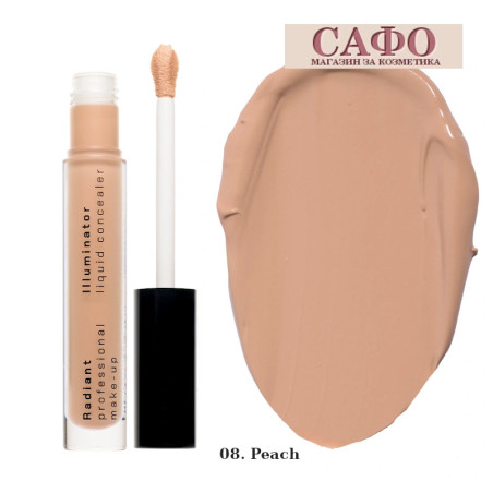Radiant Illuminator Liquid Concealer 08. Peach