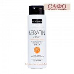Conditioner for weak and thin hair Lorvenn Keratin Vitality Conditioner